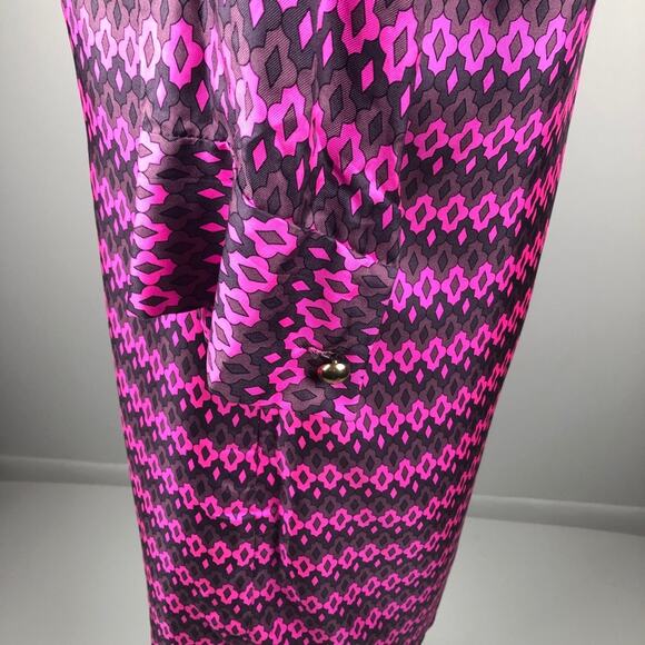 Milly Of NY Silk Dress Size 6 - Picture 6 of 9